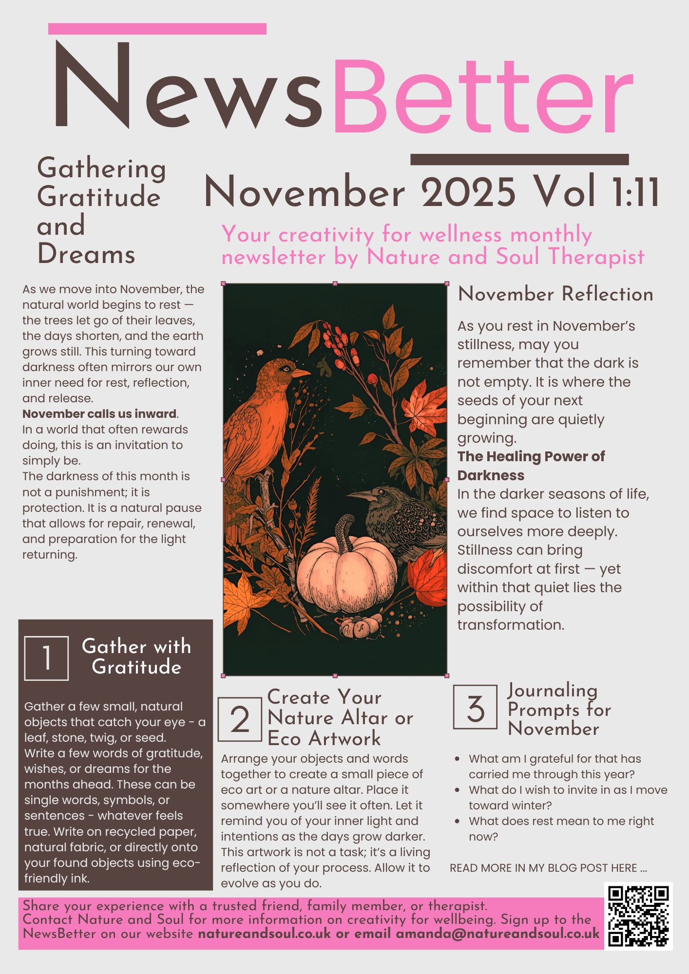 Nature and Soul Newsletter